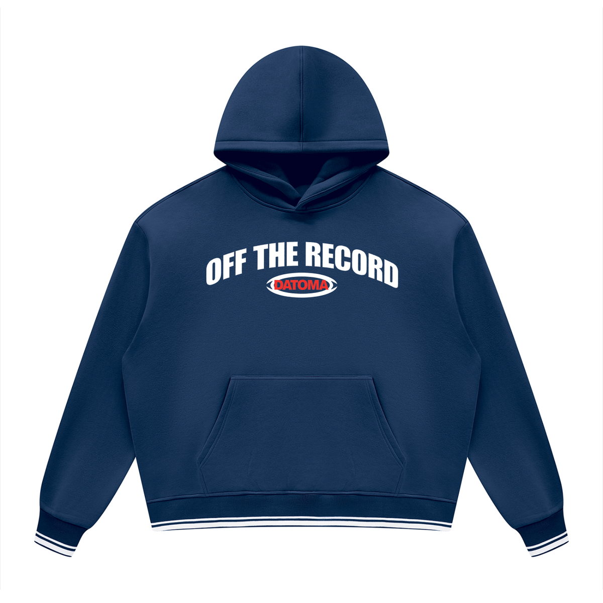 Unisex Oversized Color Block Fleece Hoodie