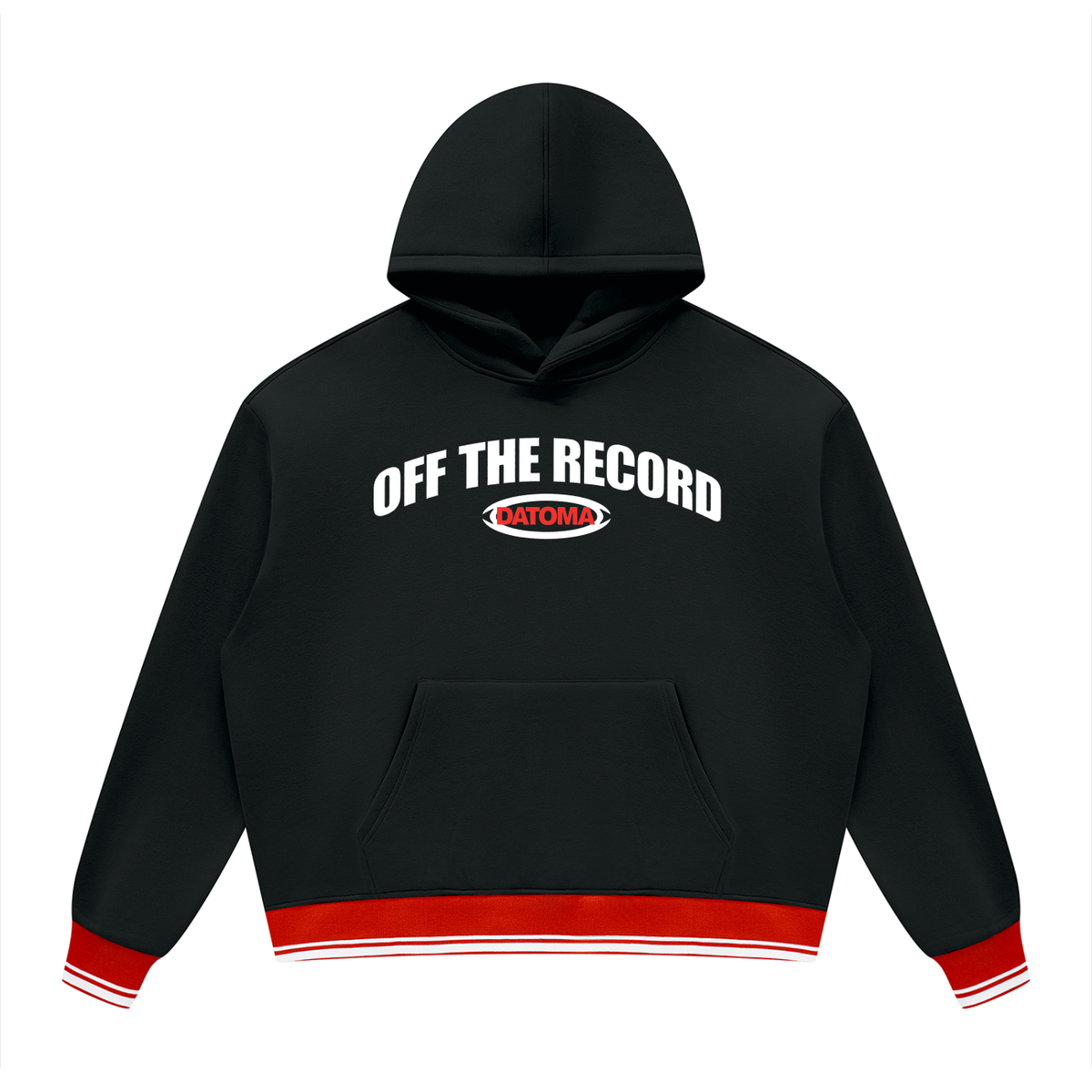 Unisex Oversized Color Block Fleece Hoodie